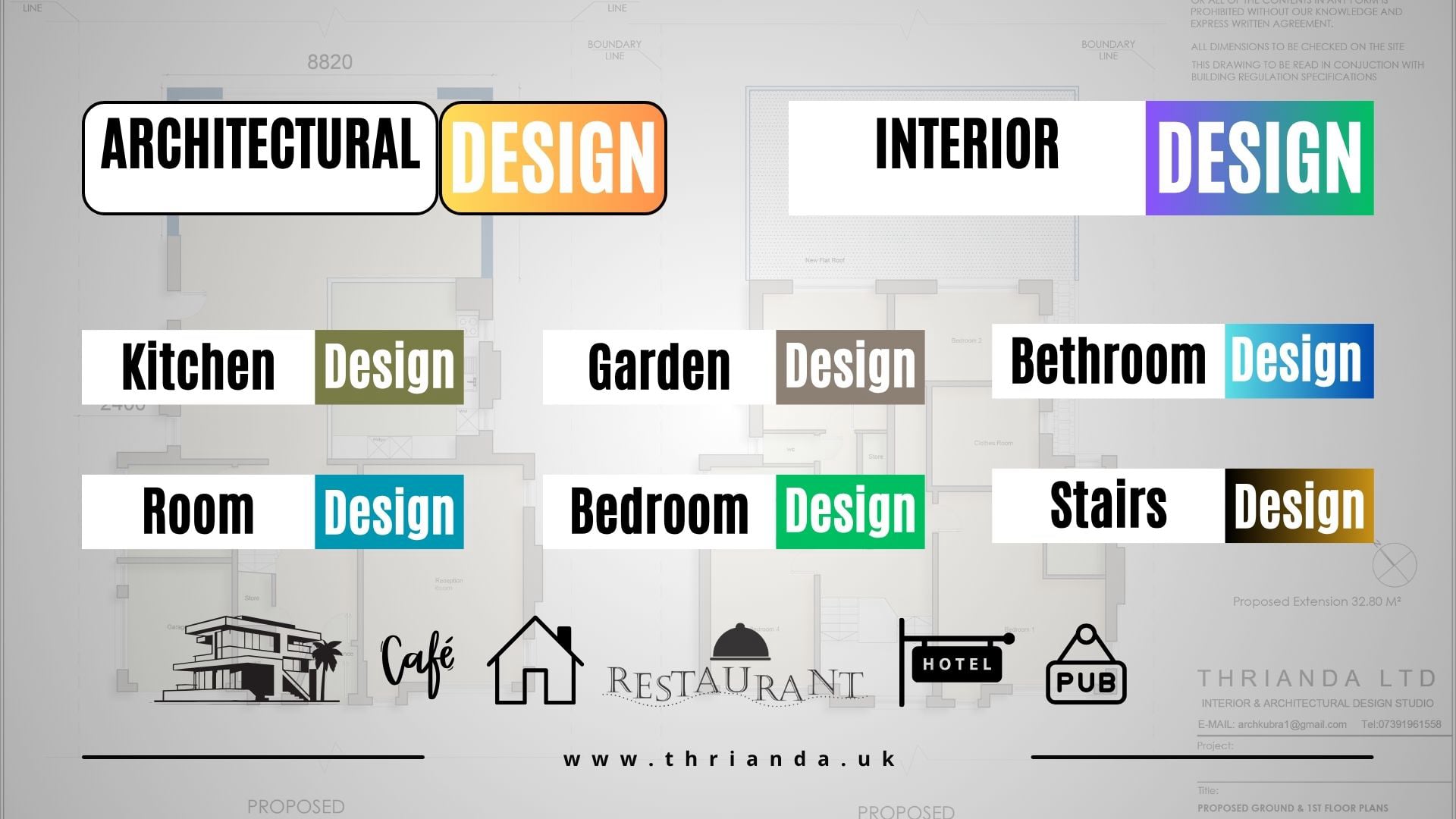 HOME | Thrianda Bespoke Interior & Architecture Design & Construction London England